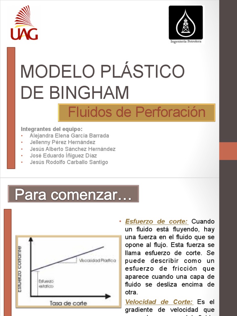 Modelo Plástico de Bingham en Fluidos | PDF | Viscosidad | Ingeniería ...