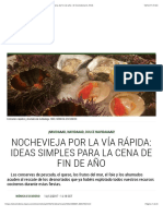 Nochevieja Por La Vía Rápida: Ideas Simples para La Cena de Fin de Año - El Comidista EL PAÍS