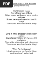 My Favourite Things Lyrics