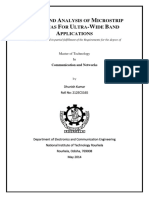 Design and Analysis of Printed Antennas For Ultra Wide Band Applications