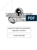 Mortal Kombat vs DC Universe  guía de fatalitys y heroic brutalityxbox360