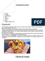 Recetas Nutricionales