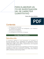 Guía Para Elaborar Un Proyecto de Investigación Social de Carácter Cuantitativo