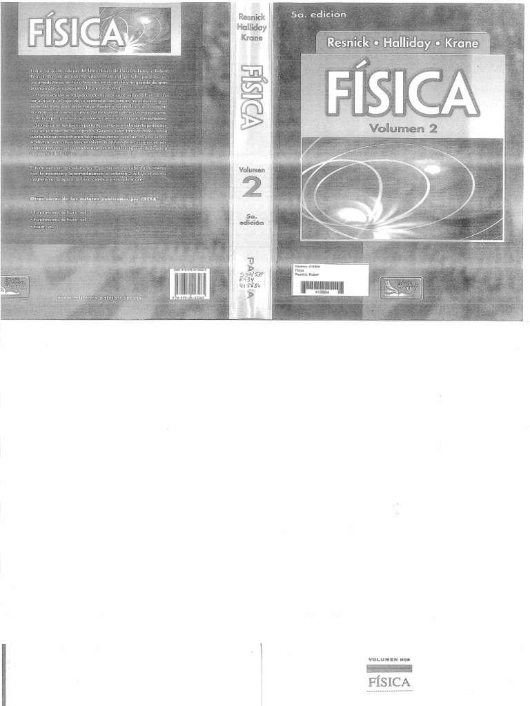 Fisica Vol 2 Resnick Holliday Krane 5ta Edicion PDF