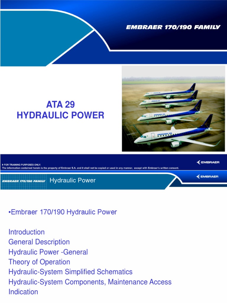 Ata29 EMBRAER | PDF | Mechanical Engineering | Manufactured Goods