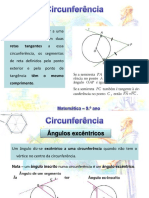 Ângulos excêntricos e polígonos regulares