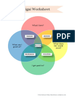 Ikigai Worksheet PDF
