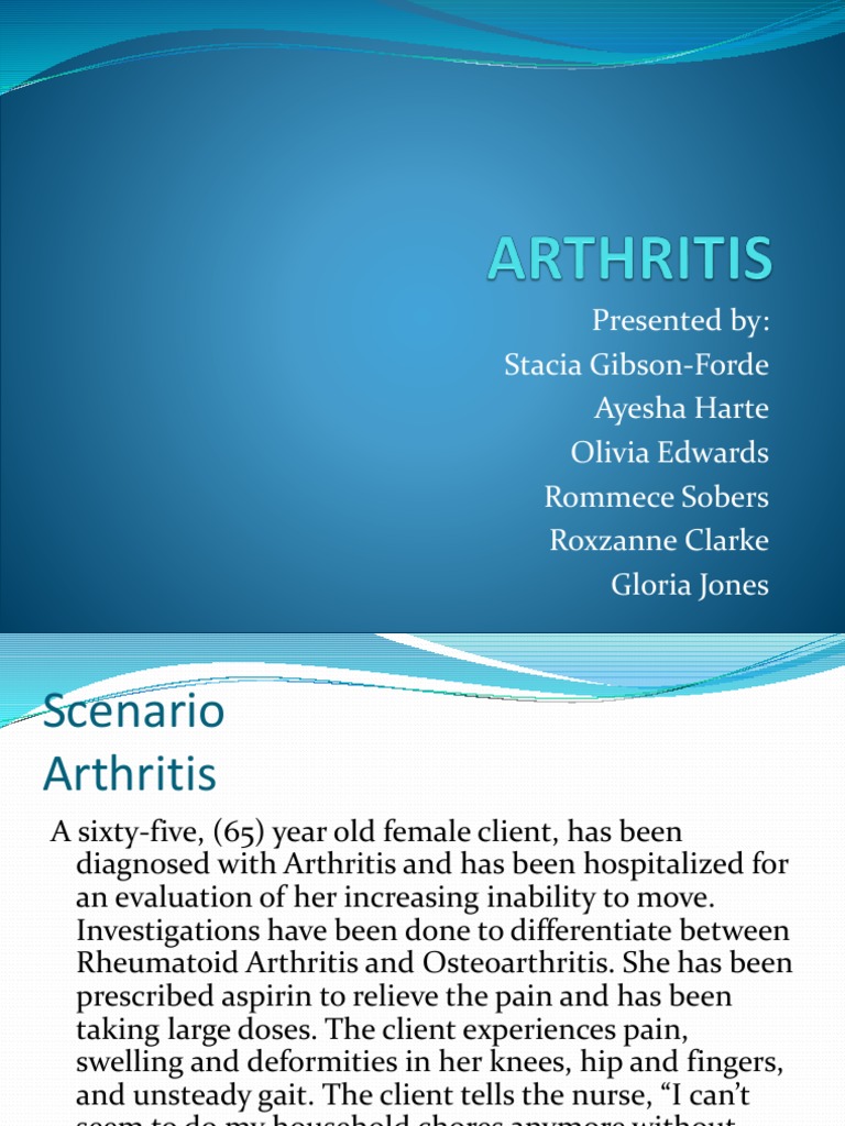 Diagnosed With Arthritis This Ppt Will Help You Understand - gu692y3