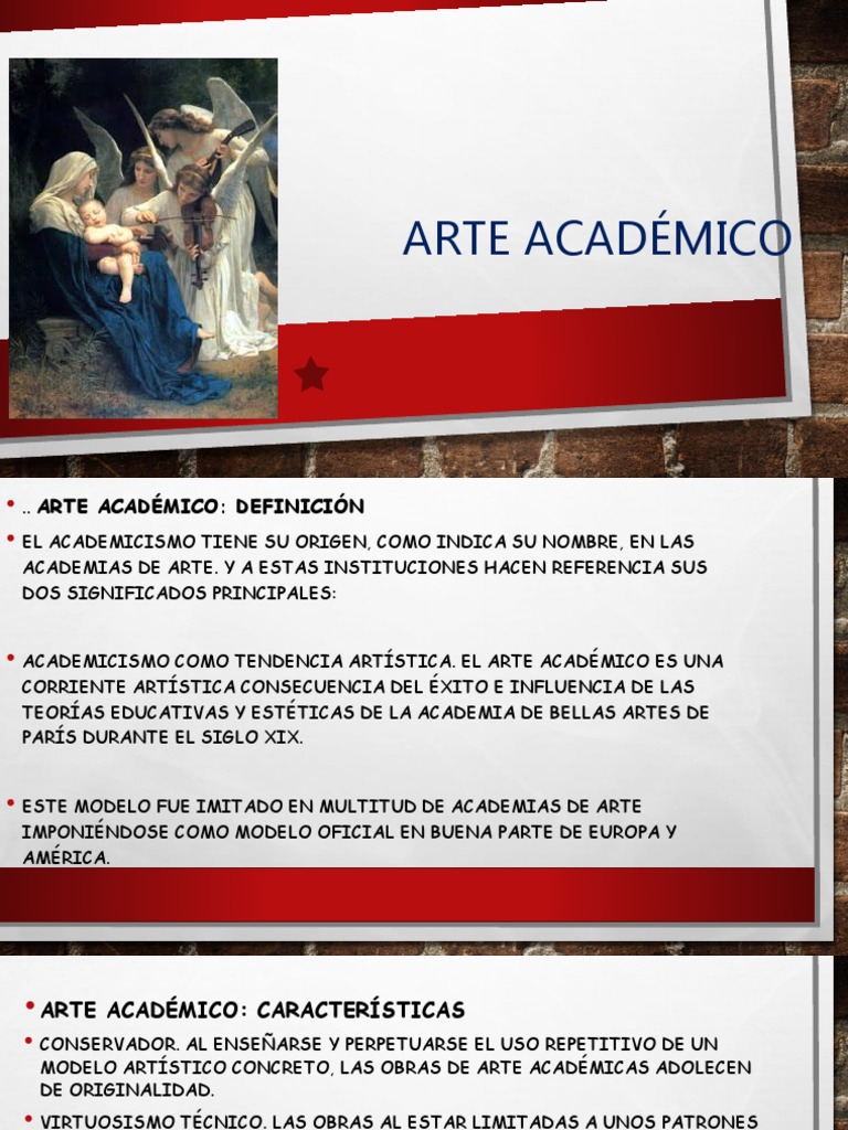 Definición y características del arte académico | PDF
