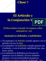 Clase 07  El articulo, la conjuncion, el interrogativo.ppt