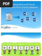 Zoran Tica - Generating Microsoft Word Documents From Oracle Database