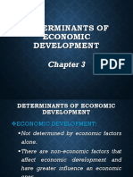 Chapter 3 Determinants of Economic Development