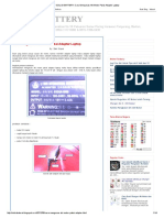 SOLUSI BATTERY - Cara Mengecas Aki Motor Pakai Adapter Laptop