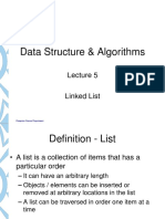 Lecture 11 12 - DS - Linked List