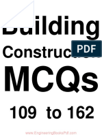 Building Construction MCQs 109 To 162