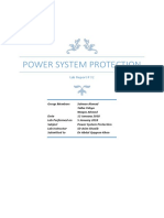 Power System Protection: Lab Report # 02