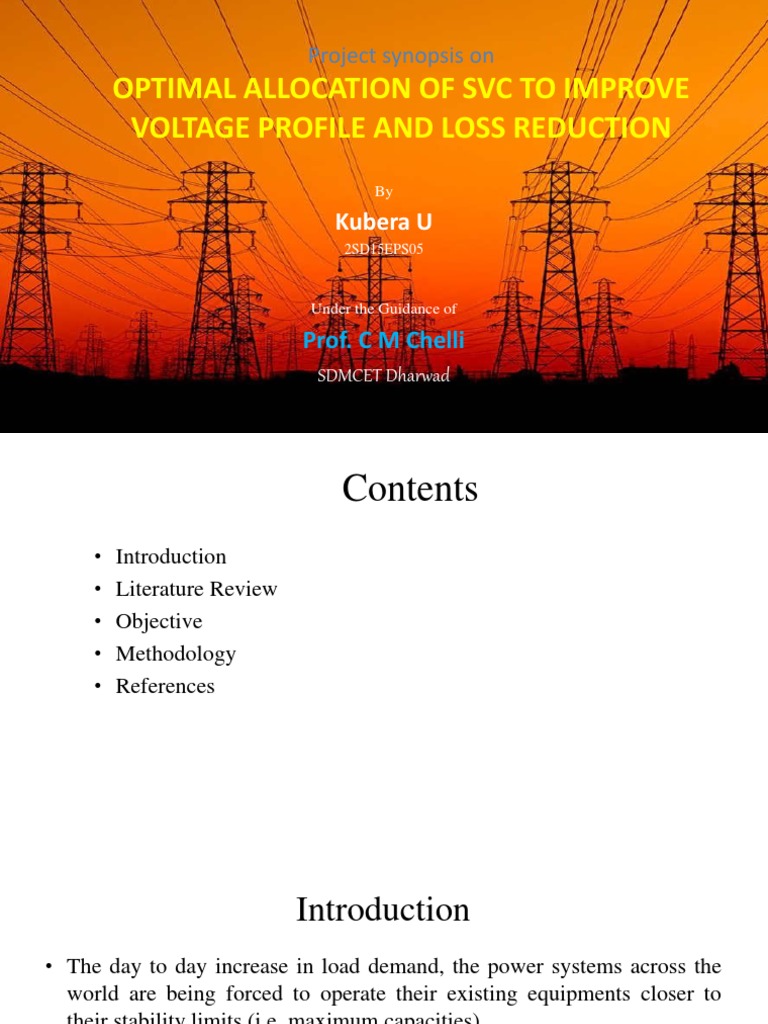 Optimal SVC Allocation for Voltage Stability | PDF | Mathematical ...