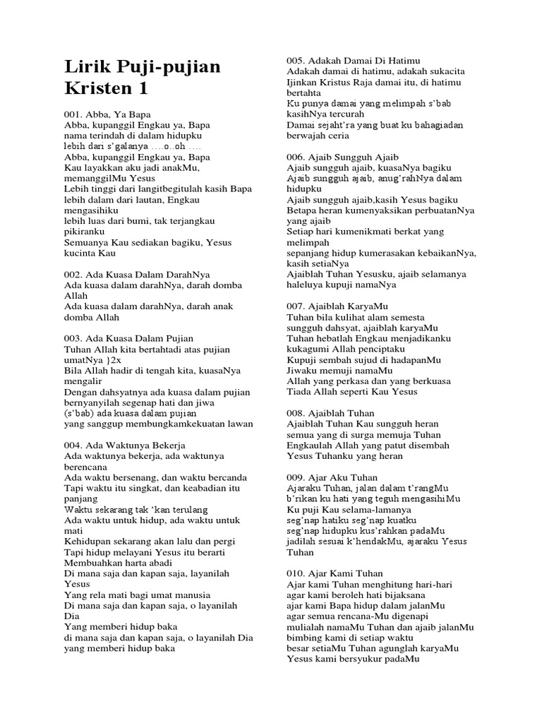 lirik lagu hidup dalam mati