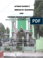 Proposal Lk2 & LKK Tingkat Nasional Hmi Cabang Medan