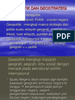 Geopolitik Dan Geostrategi