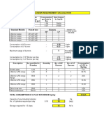 LPG Cylinder Requirement Calculation