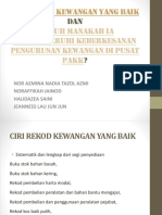 Ciri Rekod Kewangan Yang Baik Dan Sejauh Man Keberkesanan (PAKK 3273)