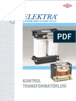 ELEKTRA Kontrol Transformatorleri