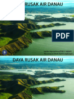 Persentasi Pengendalian Daya Rusak Air Danau