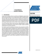 Electronic Immobilizers For The Automotive Industry: U2270B Application Note