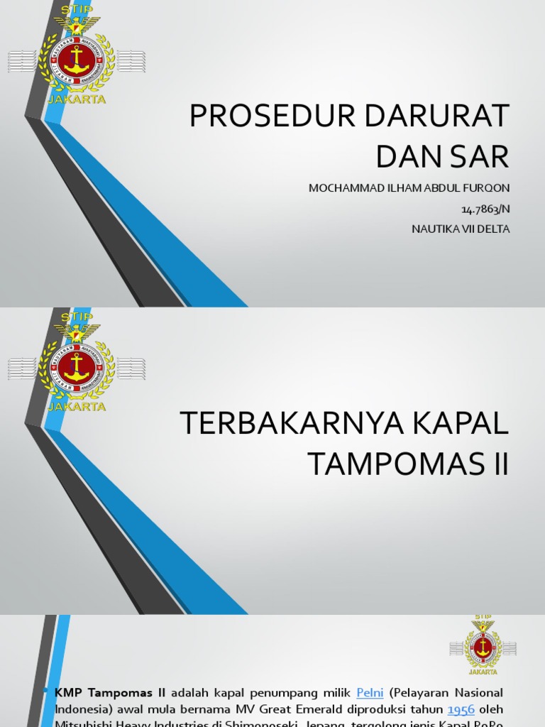 Kebakaran dan Tenggelam KMP Tampomas II | PDF
