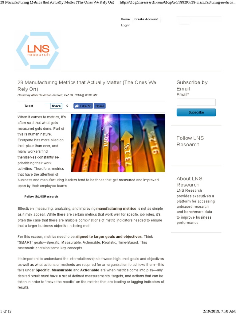 28 Manufacturing Metrics That Actually Matter The Ones We Rely On