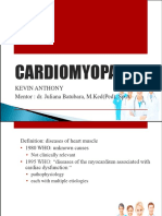 Cardiomyopathy: Kevin Anthony Mentor: Dr. Juliana Batubara, M.Ked (Ped), Sp.A