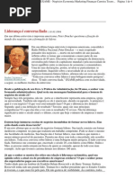 Liderança é conversa fiada - Peter F. Drucker