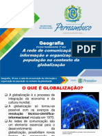 A Rede de Comunicação de Informação e de Organização Da População No Contexto Da Globalização