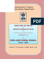 Rate Analysis_ODRs-Rural Rd_Part - II