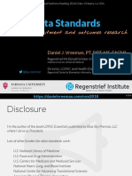 2018 02 - Data Standards For Recruitment and Outcomes Research