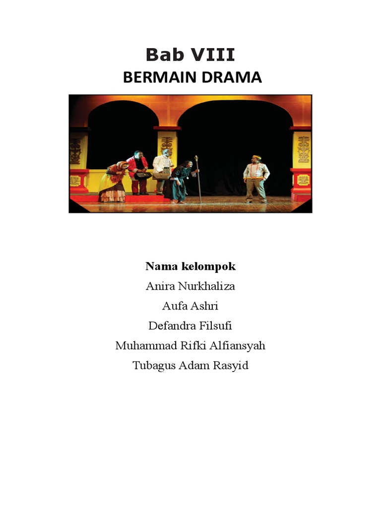 Adakah Unsur Yang Berbeda Pada Drama Dengan Karya Sastra