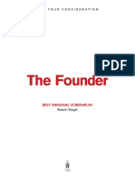 THE FOUNDER Script PDF