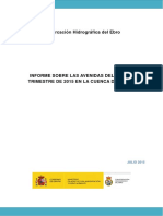 Informe Avenidas 2015 Ebro