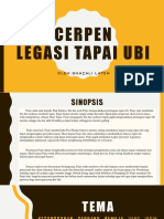 Cerpen Legasi Tapai Ubi