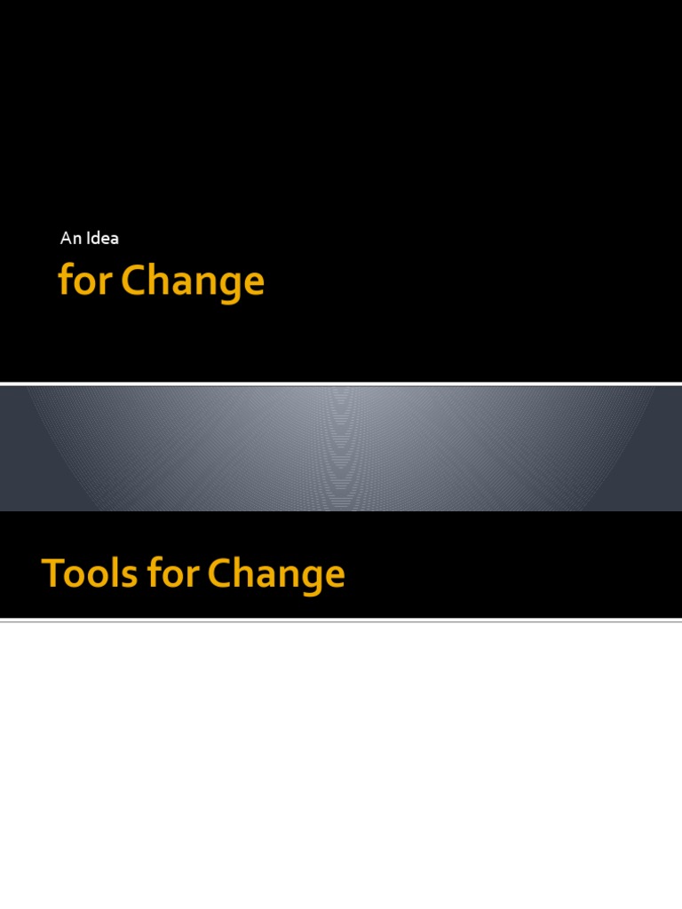 For Change | PDF | Career & Growth
