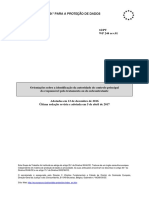 Orientações Sobre A Identificação Da Autoridade de Controlo Principal Do Responsável Pelo Tratamento Ou Do Subcontratante PDF