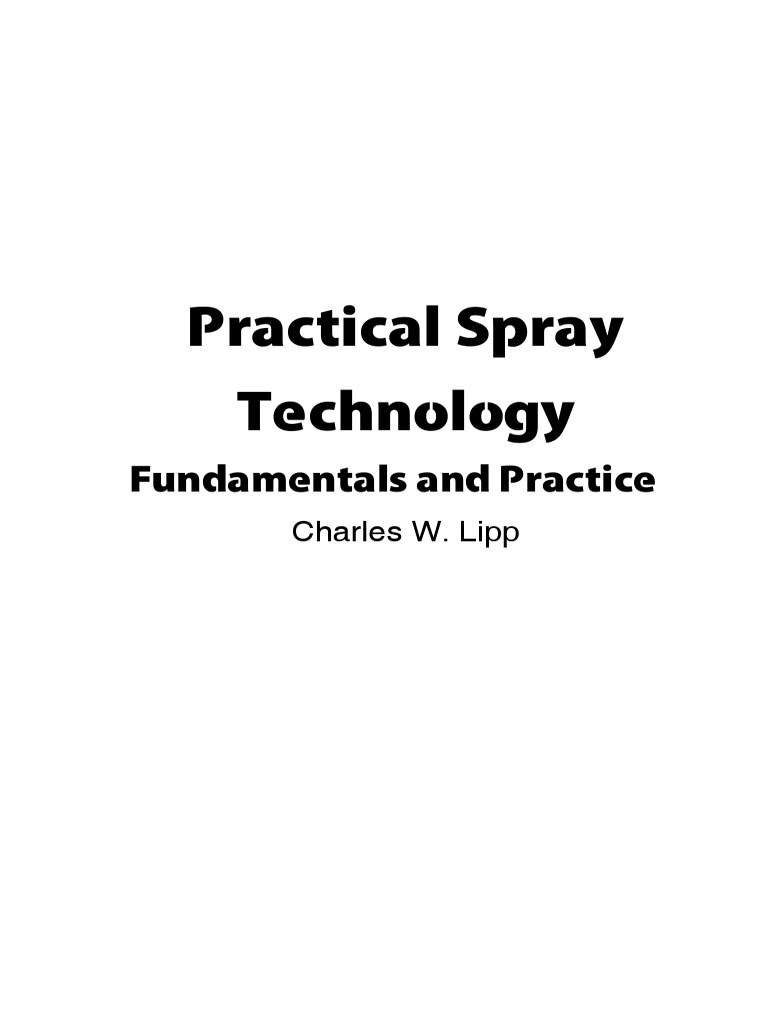 Practical Spray Technology Intro | PDF | Design | Books