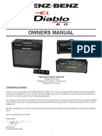 El Diablo 60 Owners Manual