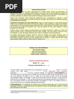 Edital de Concorrencia - Modelo