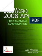 Malpass Luke.-SolidWorks 2008 API - Programming and Automation (2011) PDF