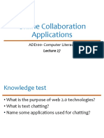 ADE Lecture 27 - Online Collaboration Applications