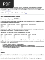 Linear Programming Formulation Examples