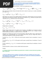 Análise Combinatória - Exercícios Resolvidos - Matemática Didática