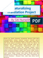 Naturalizing Translation Project: by Siti Nursolihat
